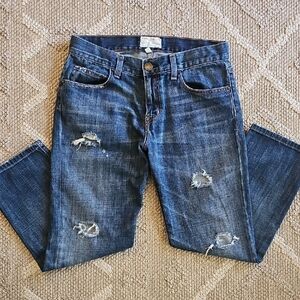 CURRENT/ELLIOTT Boyfriend Distressed Jeans Size 25